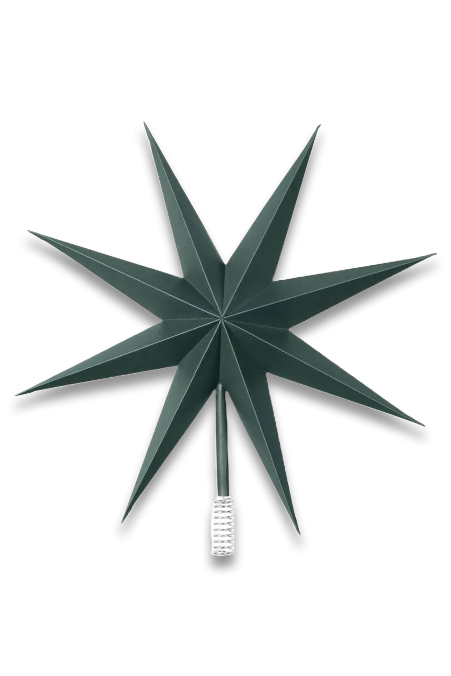 Deko Star Tree Topper Forest Green