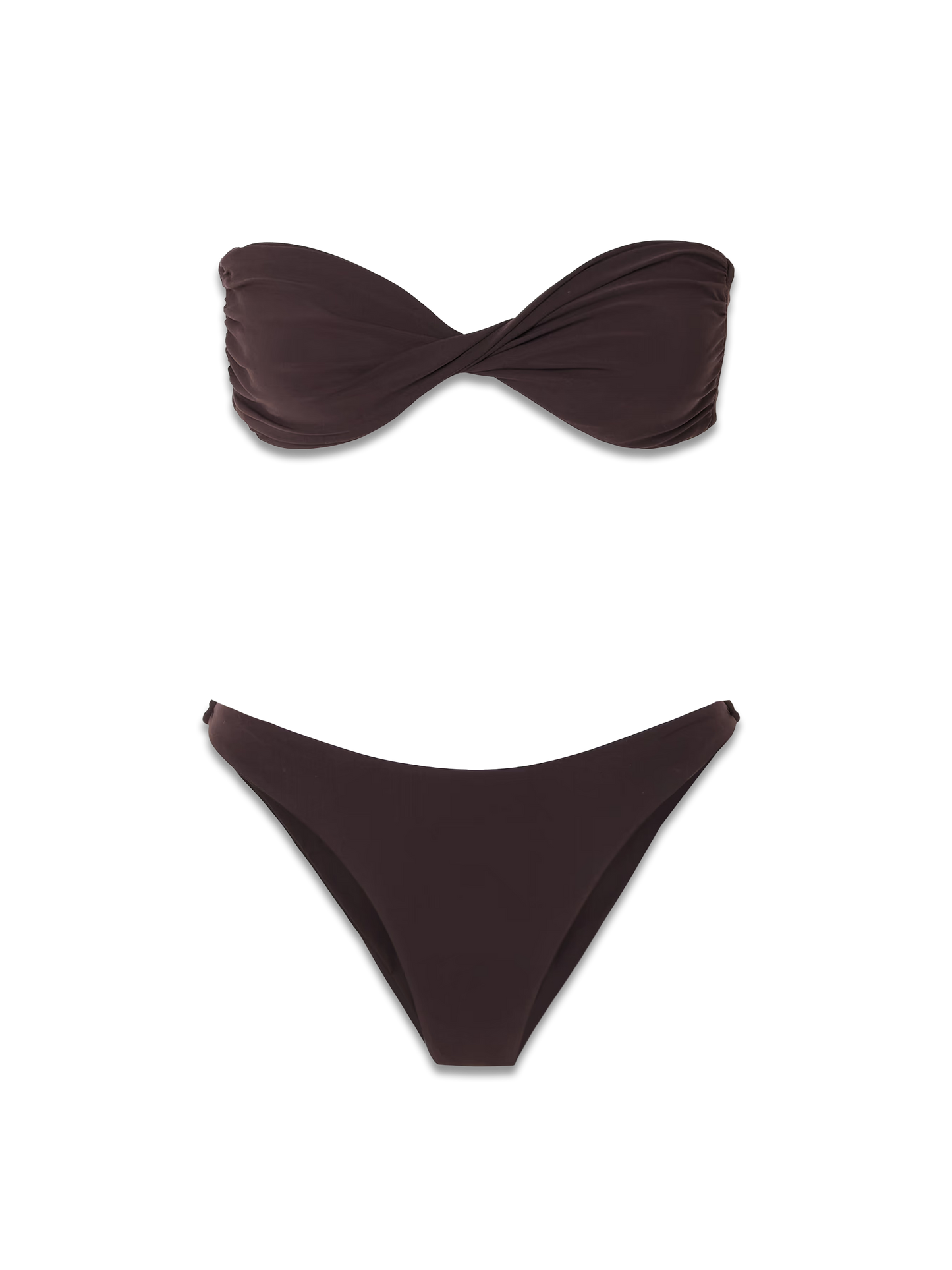 Ottantasei twist-front bandeau bikini