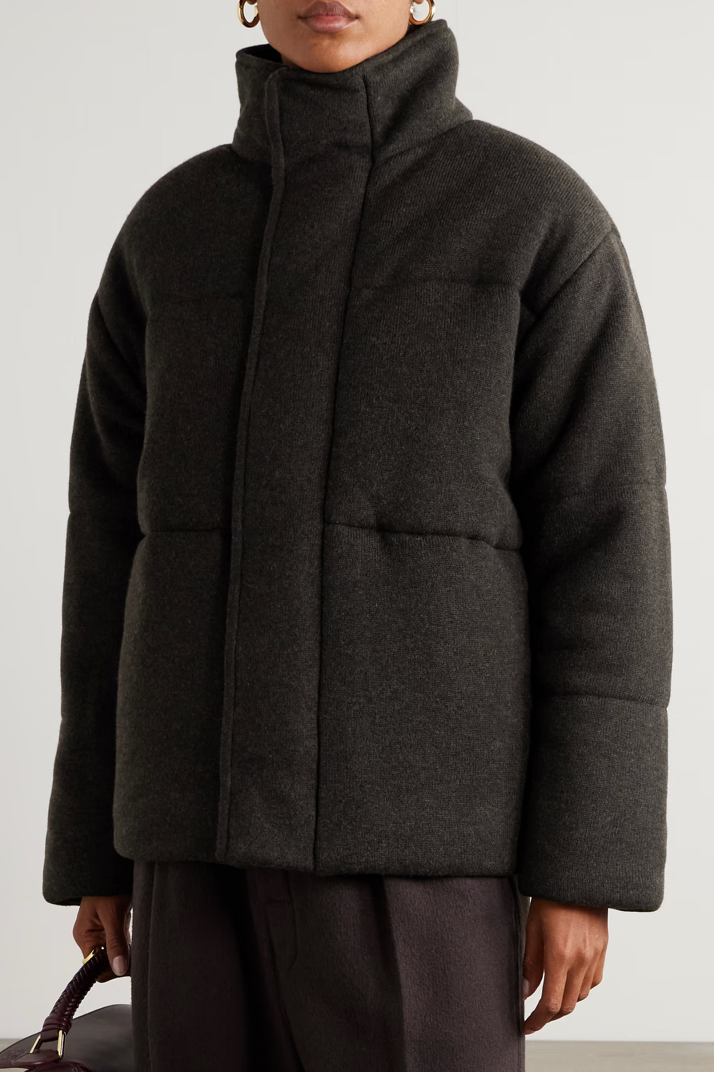 Dillon Padded Organic Cashmere Jacket