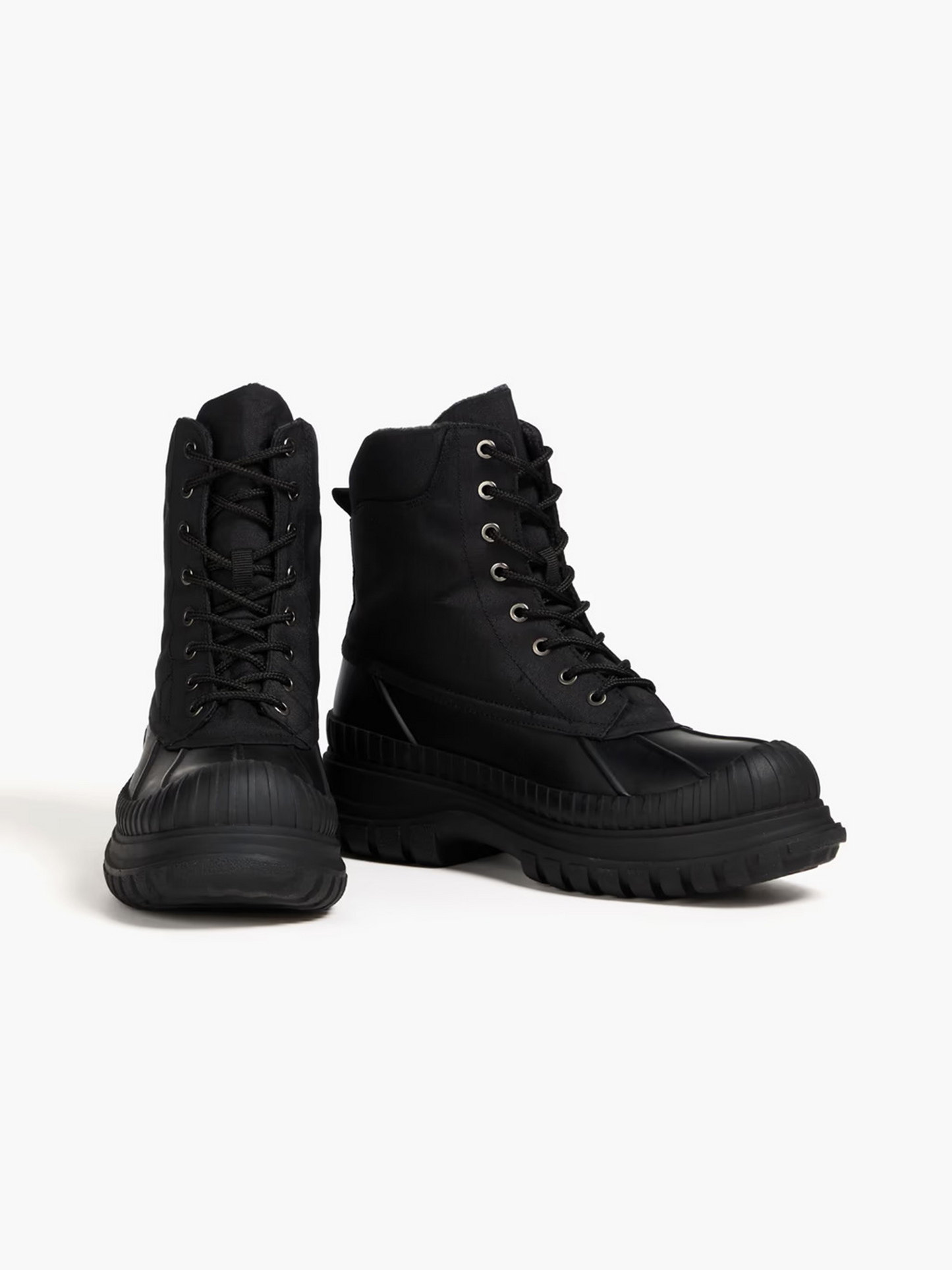 Canvas ankle boots