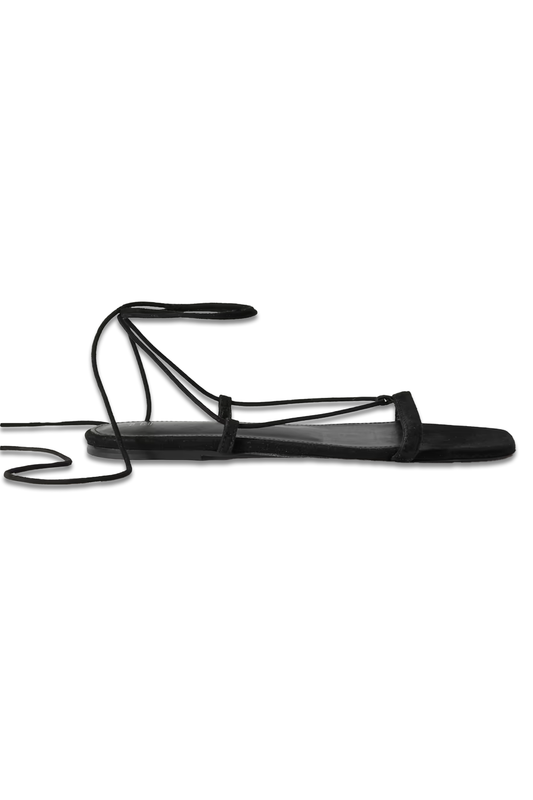 + NET SUSTAIN suede lace-up sandals