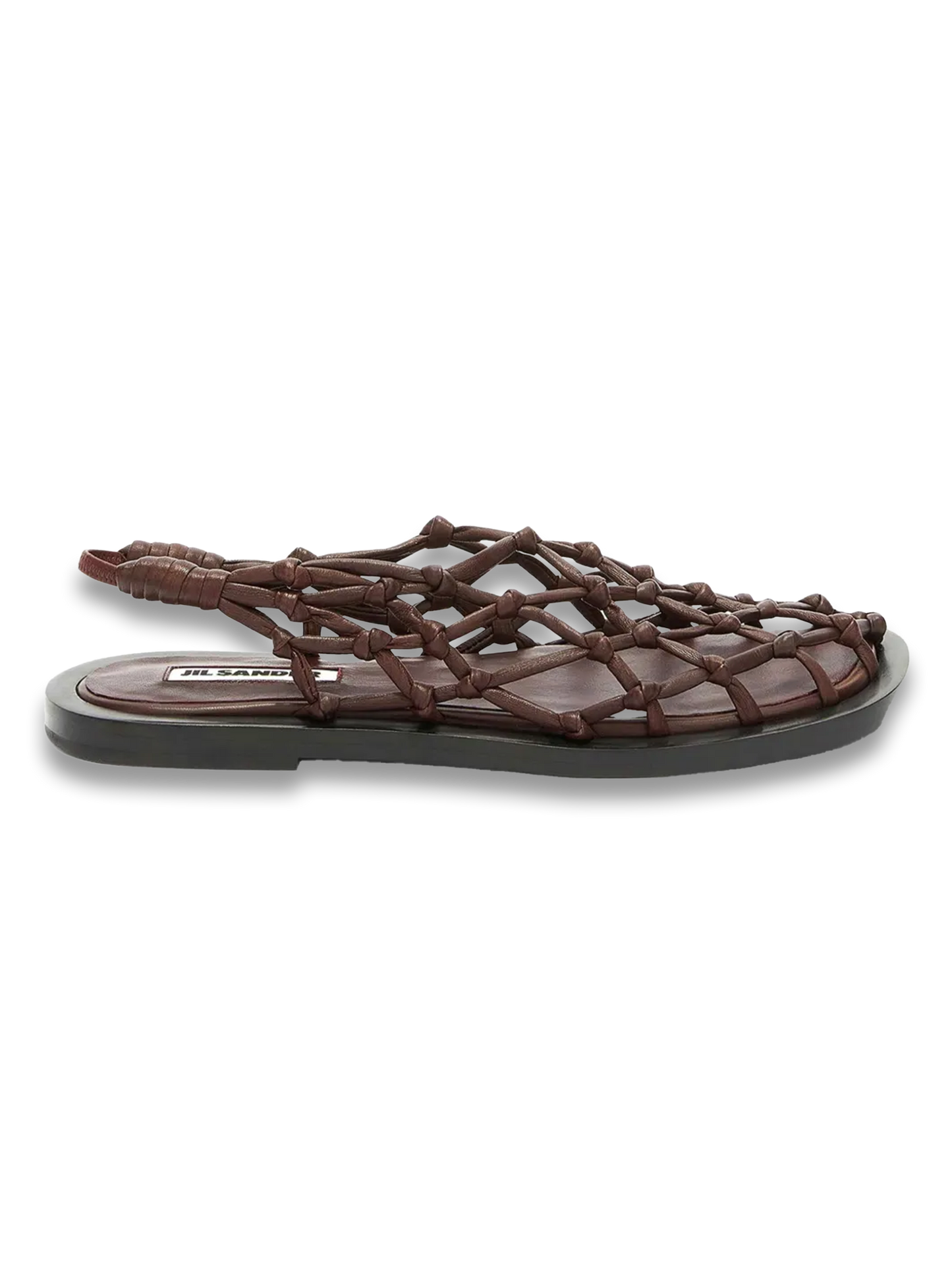 Woven slingback sandals