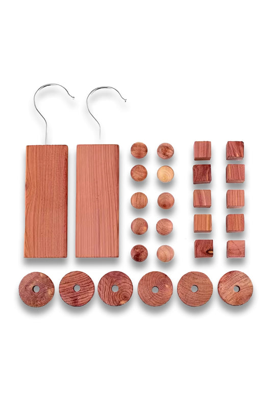 Cedar Wood Moth Proofing Assortment 28 Piece
