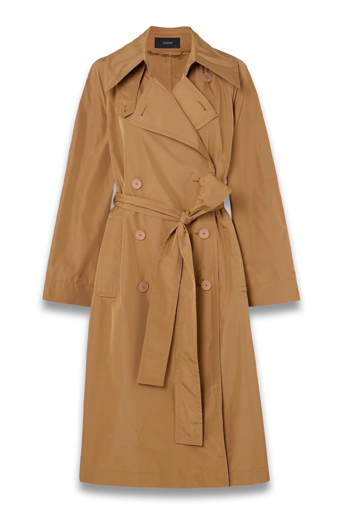 Rainwear Chatsworth Belted Double-breasted Shell Trench Coat