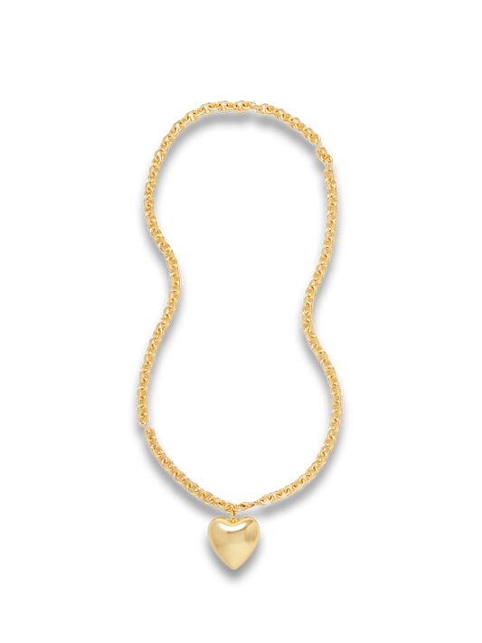 Heart & Soul gold-tone necklace