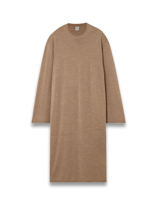 Wool midi dress