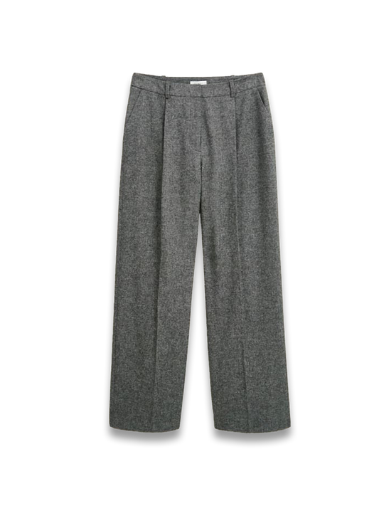 Emelie Wide Trouser With Wool