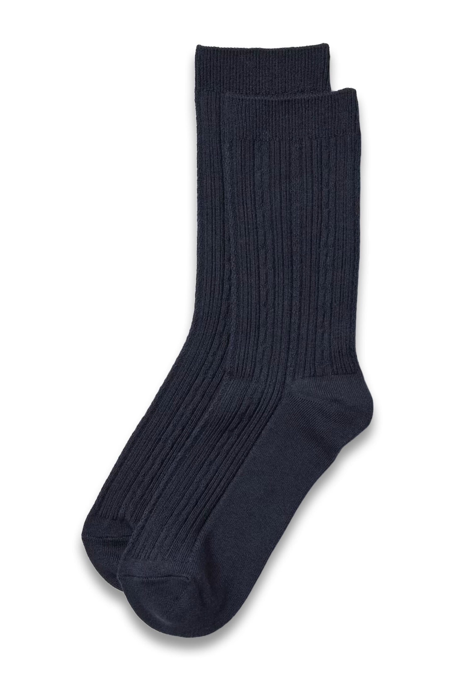 HEATTECH Socks (Cable Ribbed)