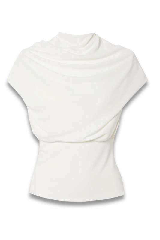 Jocelyn Draped Stretch-Jersey Top