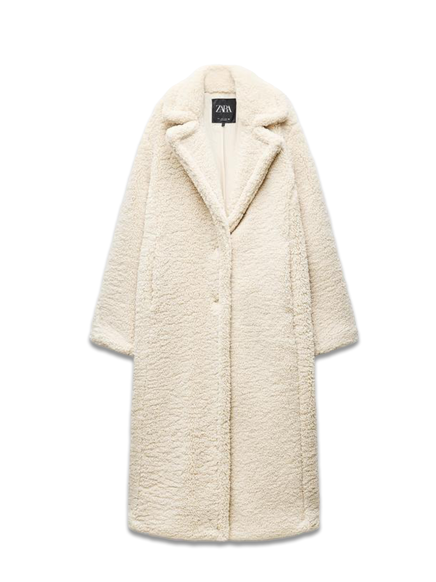 LONG FAUX SHEARLING COAT
