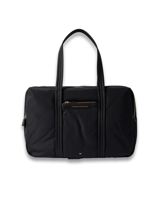 24 Hour leather-trimmed ECONYL® weekend bag