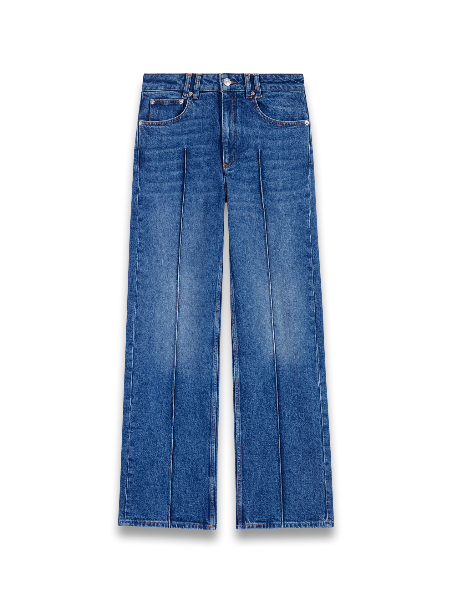 Straight-leg jeans