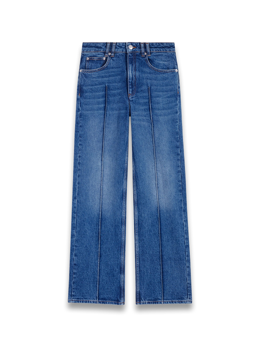 Straight-leg jeans