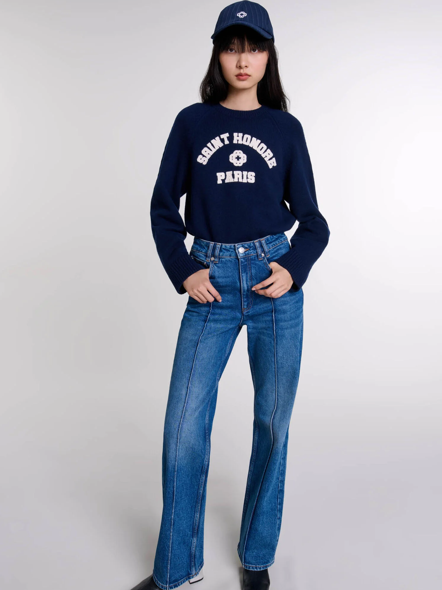 Straight-leg jeans