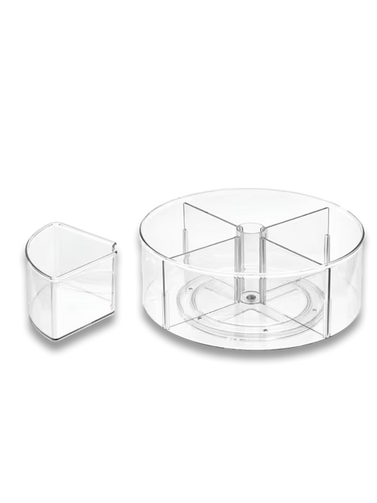Divided Turntable Storage Container