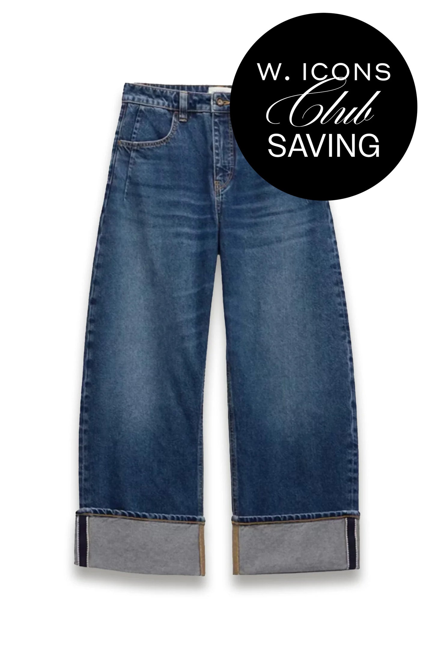 Faith Turn Up Barrel Leg Jeans