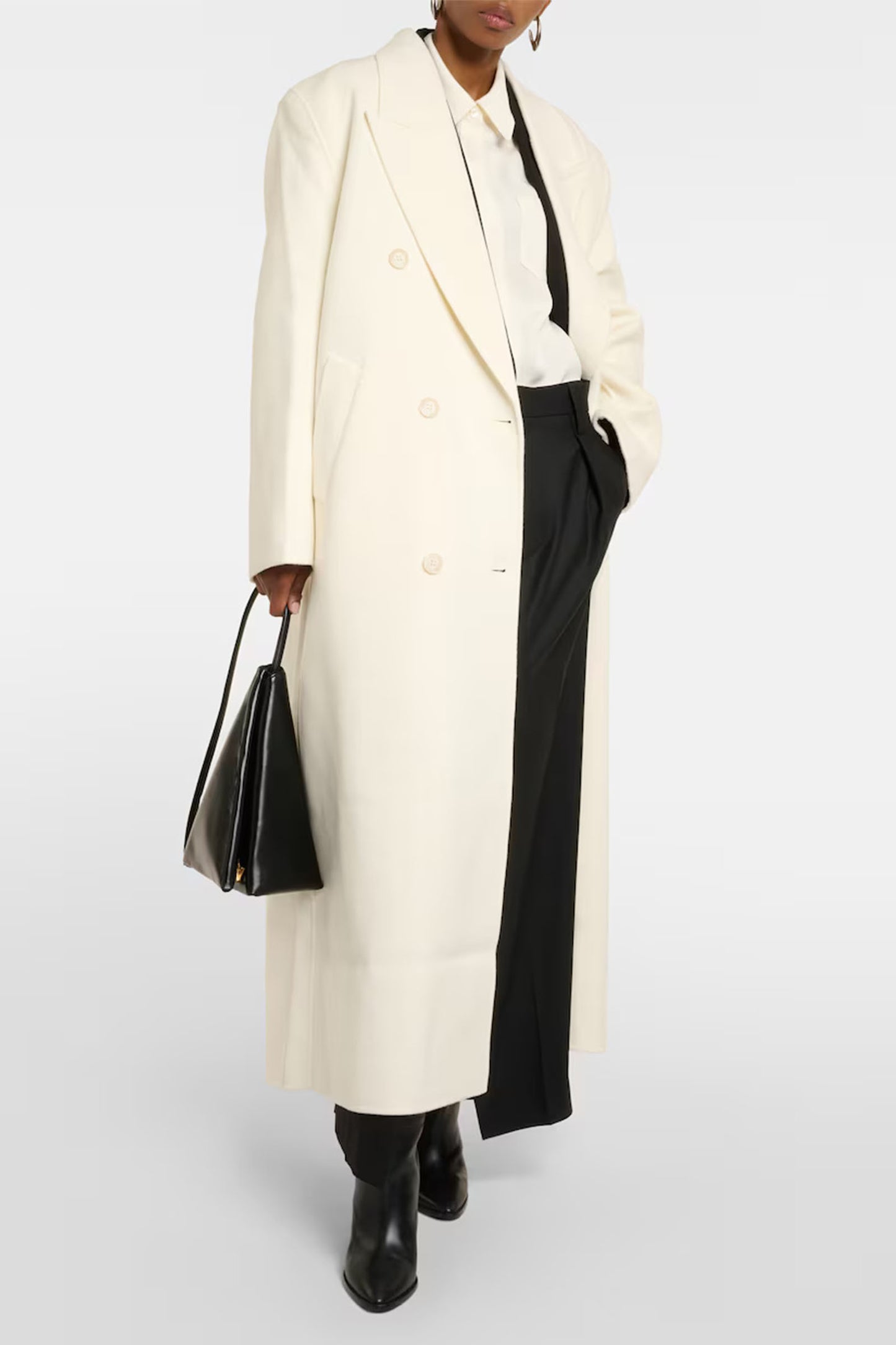 Gaia Oversized Wool-blend Coat