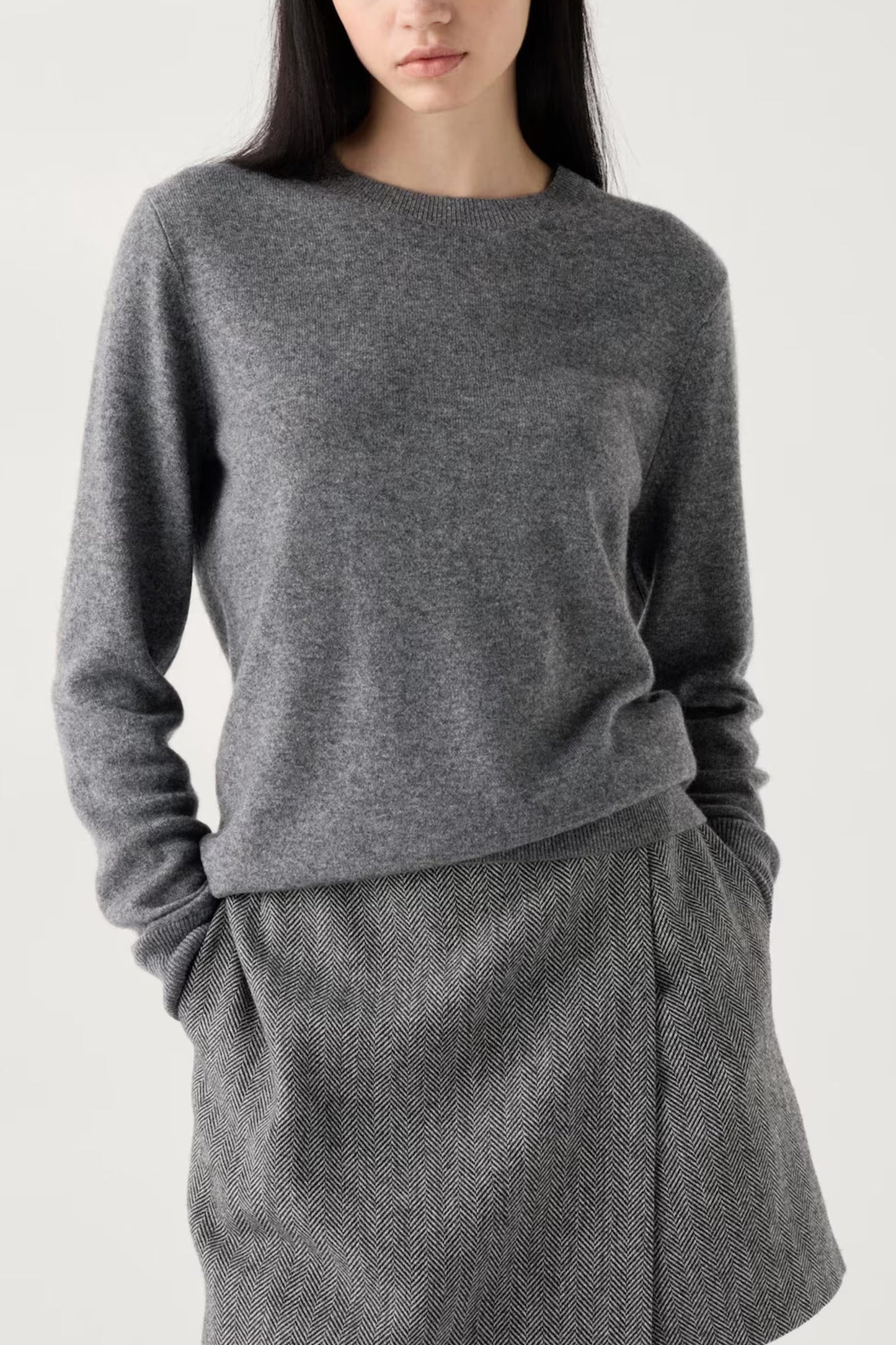 100% Cashmere Crew Neck Jumper