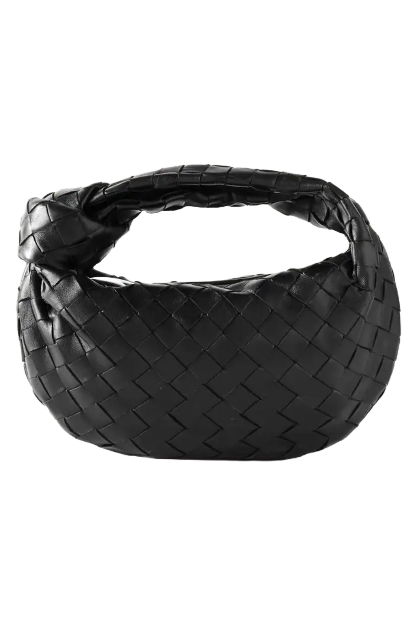 Jodie Mini Knotted Intrecciato Leather Tote