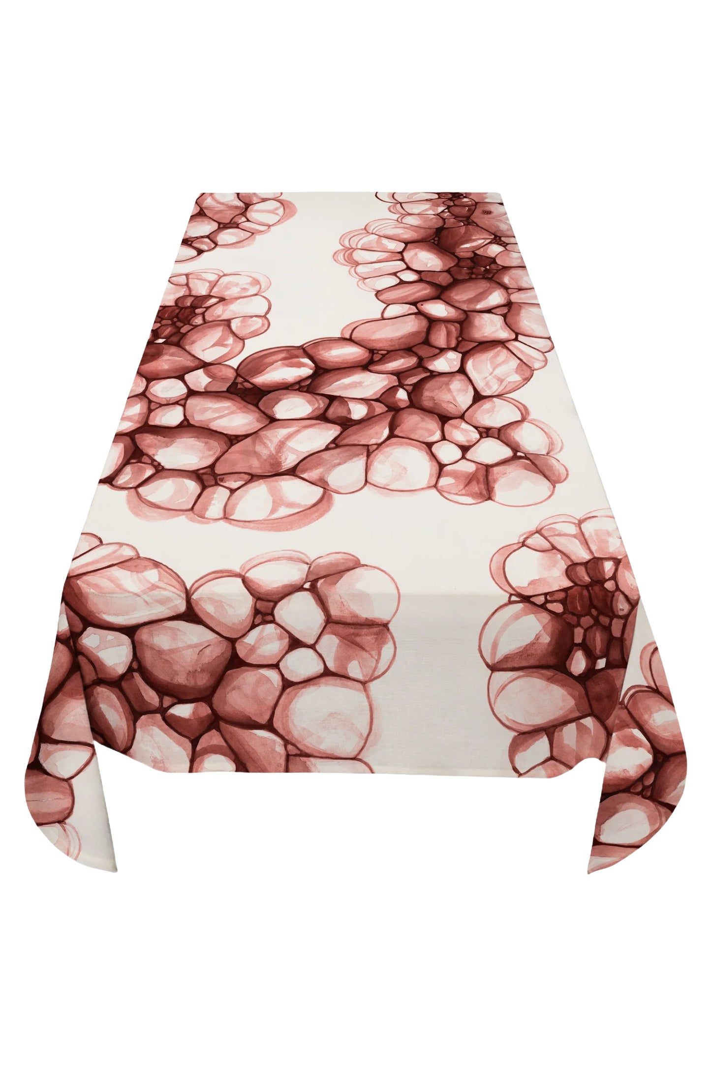 Burgundy Bubble Table Cloth