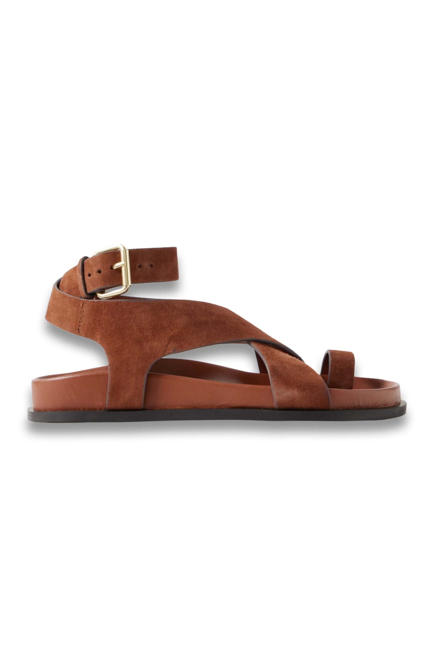 Jalen Suede And Leather Sandals