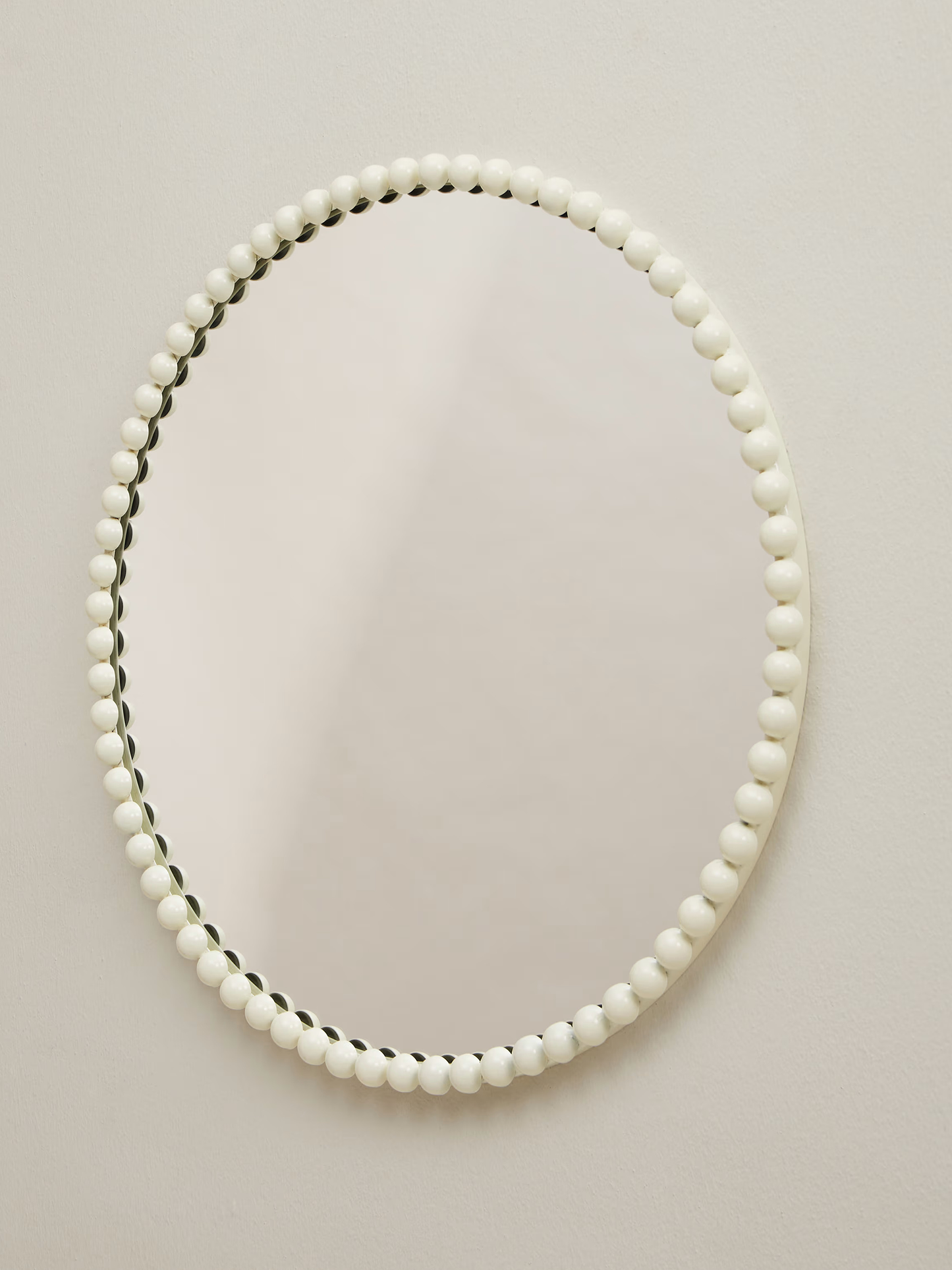 Round Bobbin Mirror