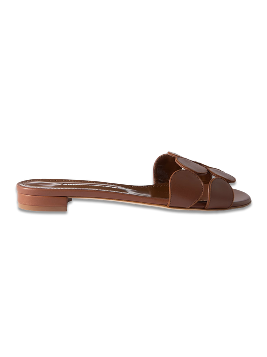 Haribalmu 10 cutout leather slides