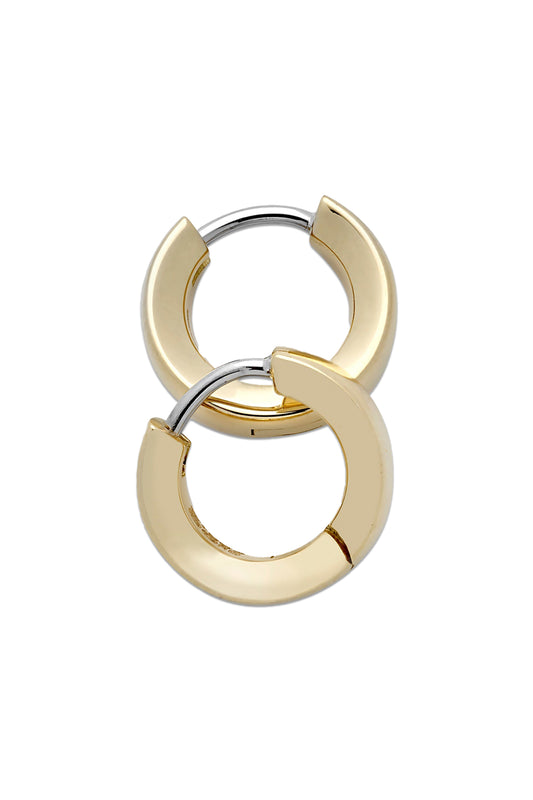 886 Huggie Hoops In 9Ct Yellow Gold