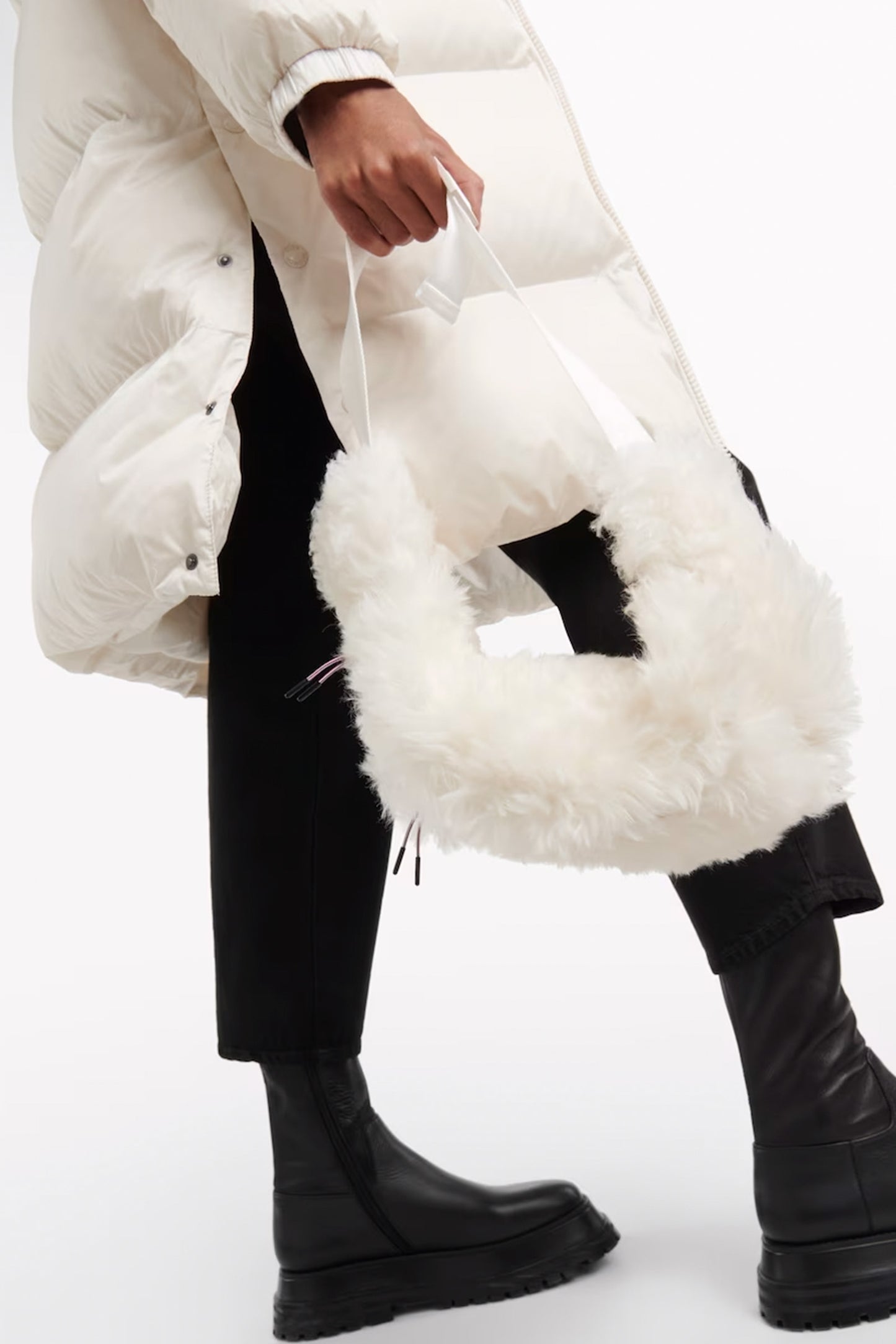 Shearling Belt Bag