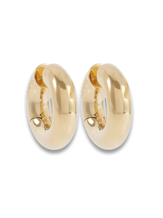 Tube hoop earrings