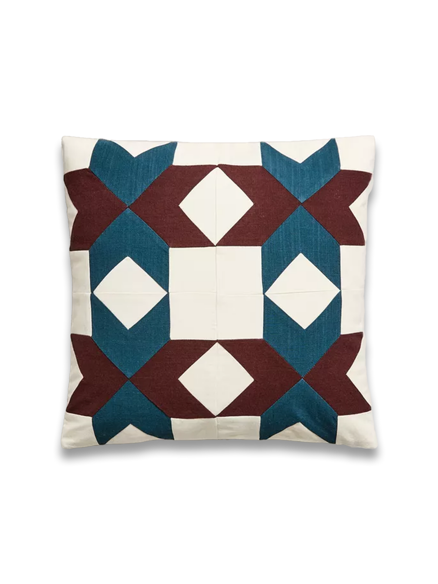 QUILTED PATCHWORK CUSHION COVER