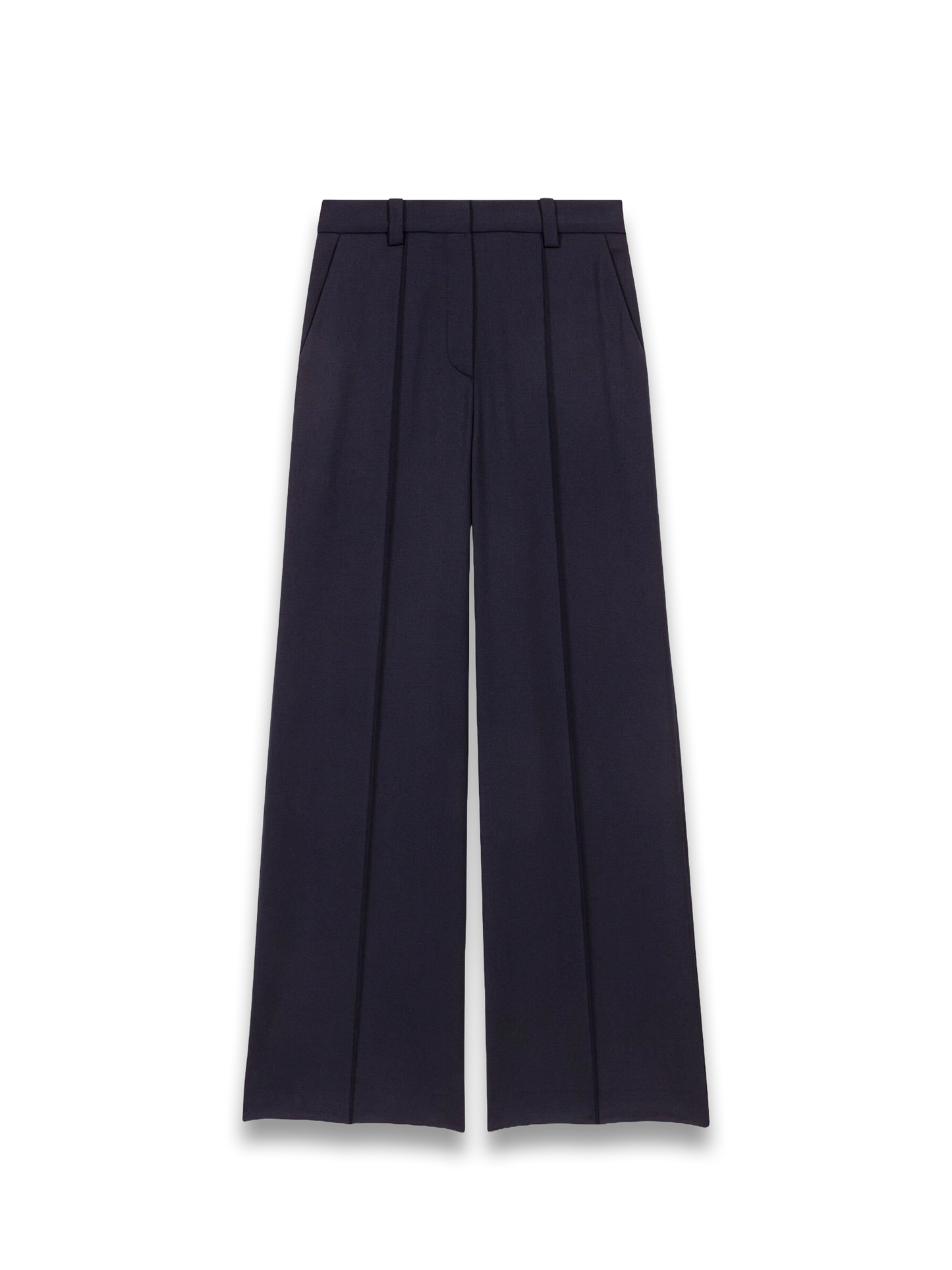 Suit Trousers with Pintucks