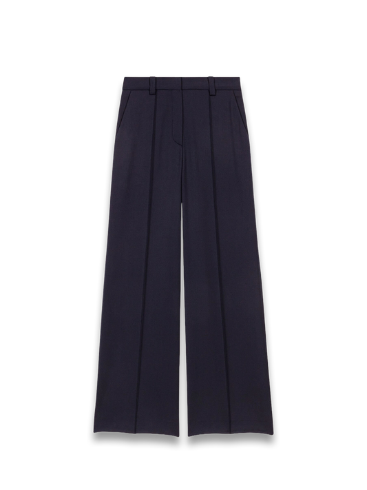 Suit Trousers with Pintucks
