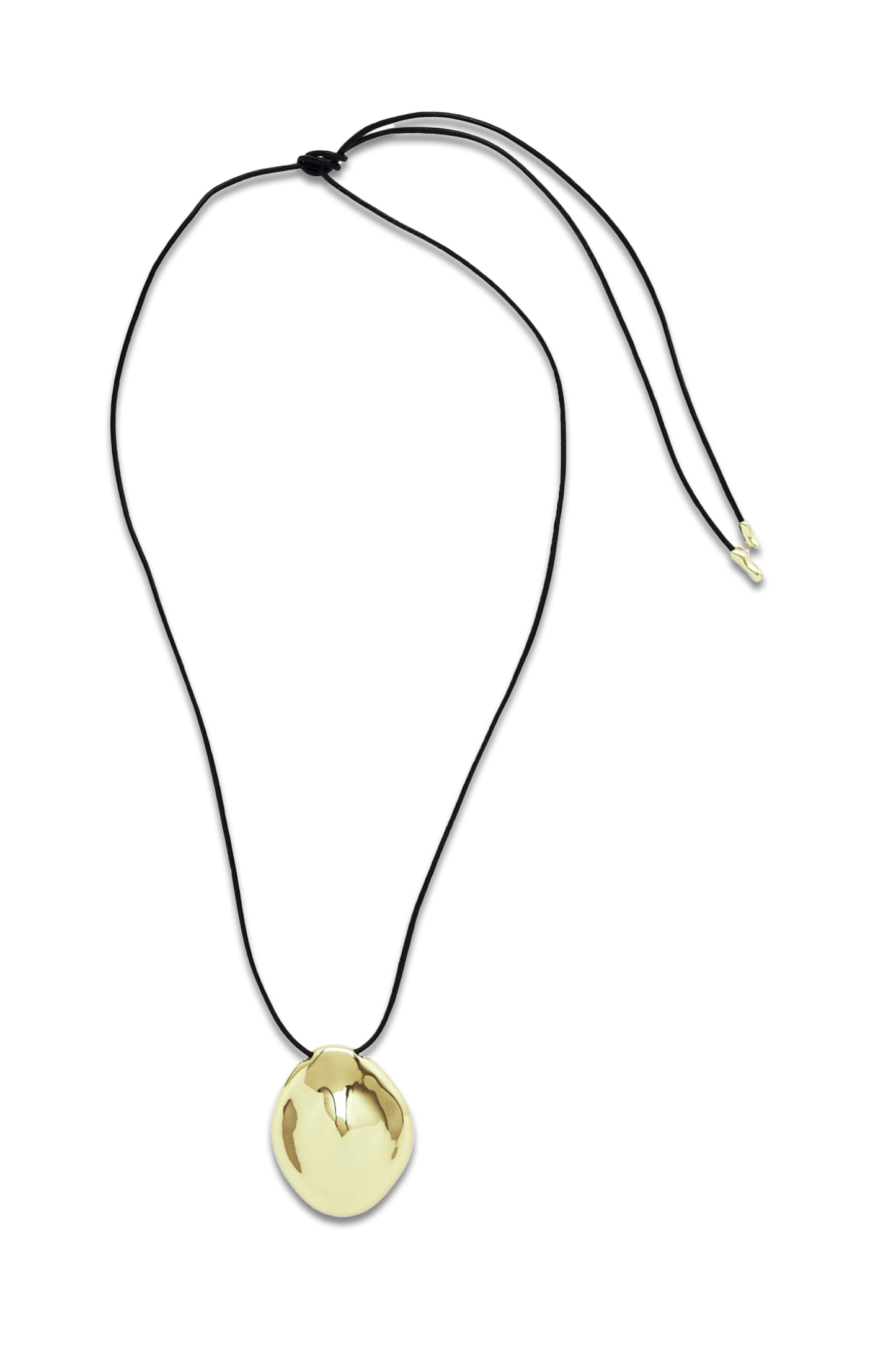 Organic-Shaped Pendant Necklace