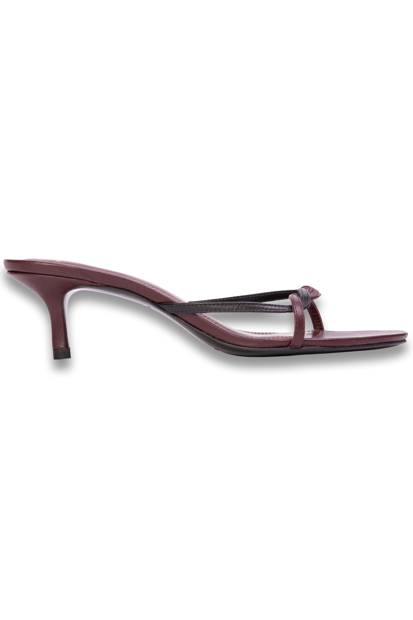 Black Suede Studio Fae Leather Sandals