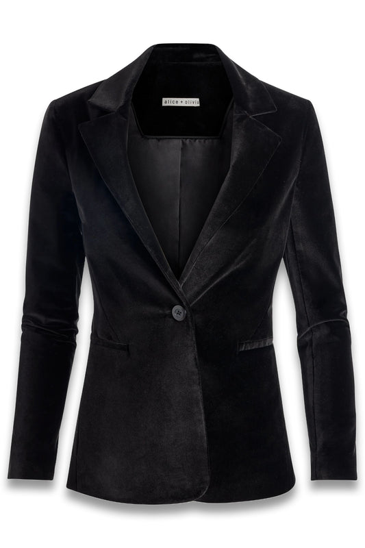 Macey Velvet Blazer