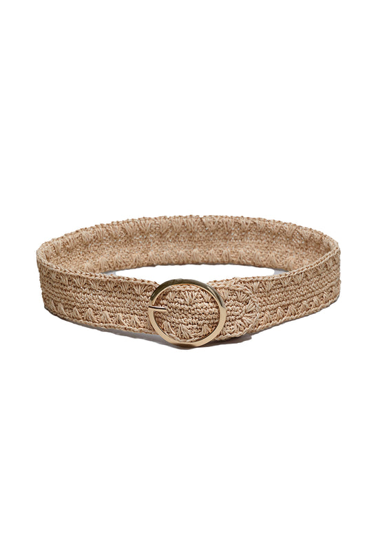 Crochet Straw Belt