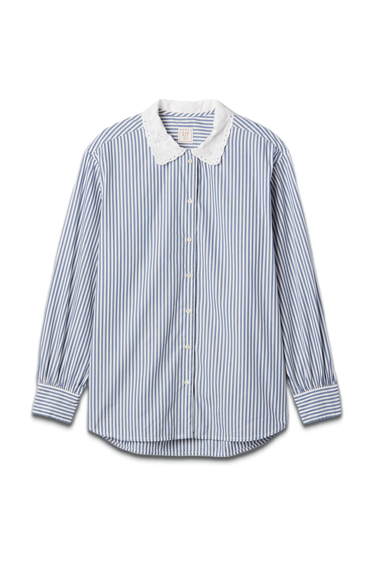 DÔEN Organic Cotton Striped Big Shirt