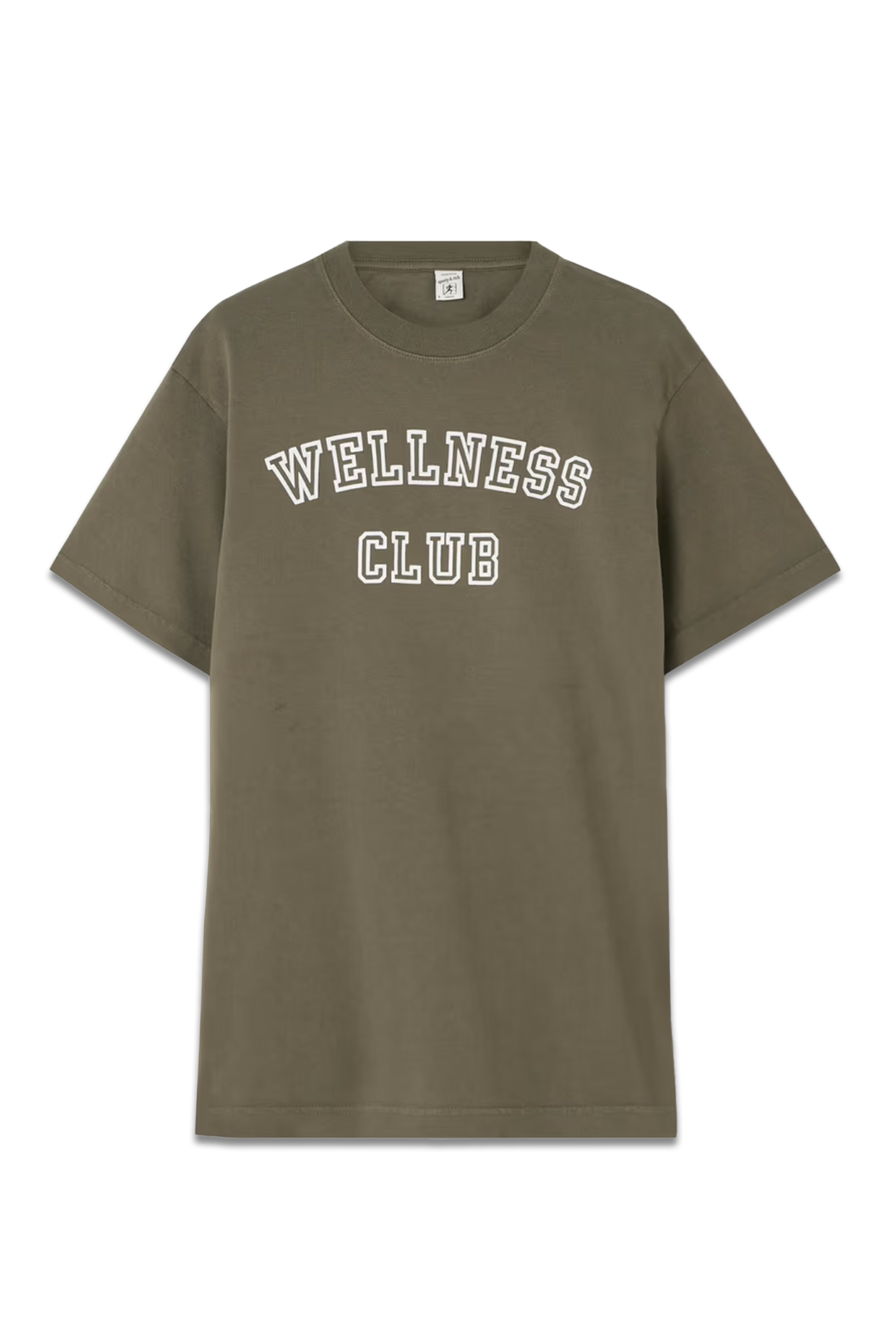 Wellness Club Flocked Cotton-Jersey T-shirt