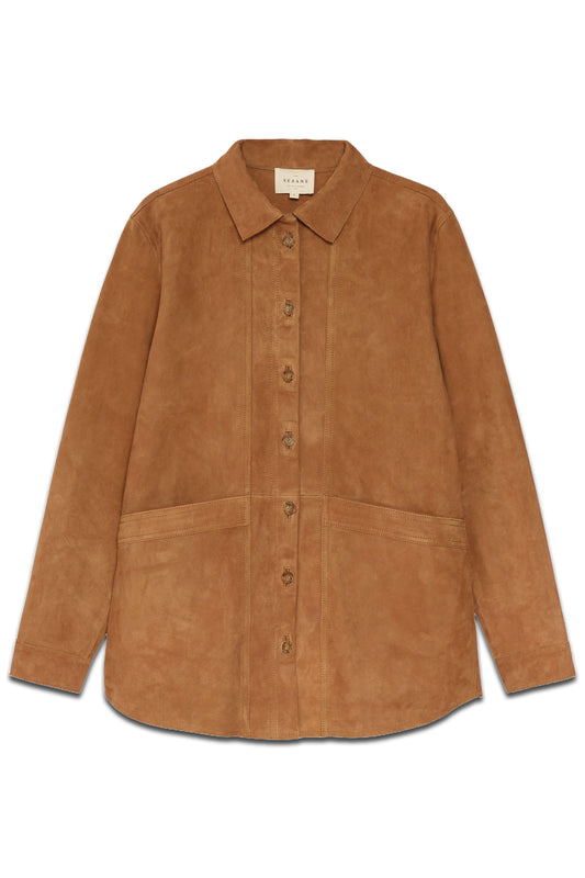 Will Jacket in Camel Suede