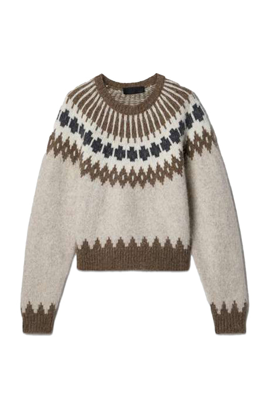 Alena Fair Isle Alpaca-Blend Sweater