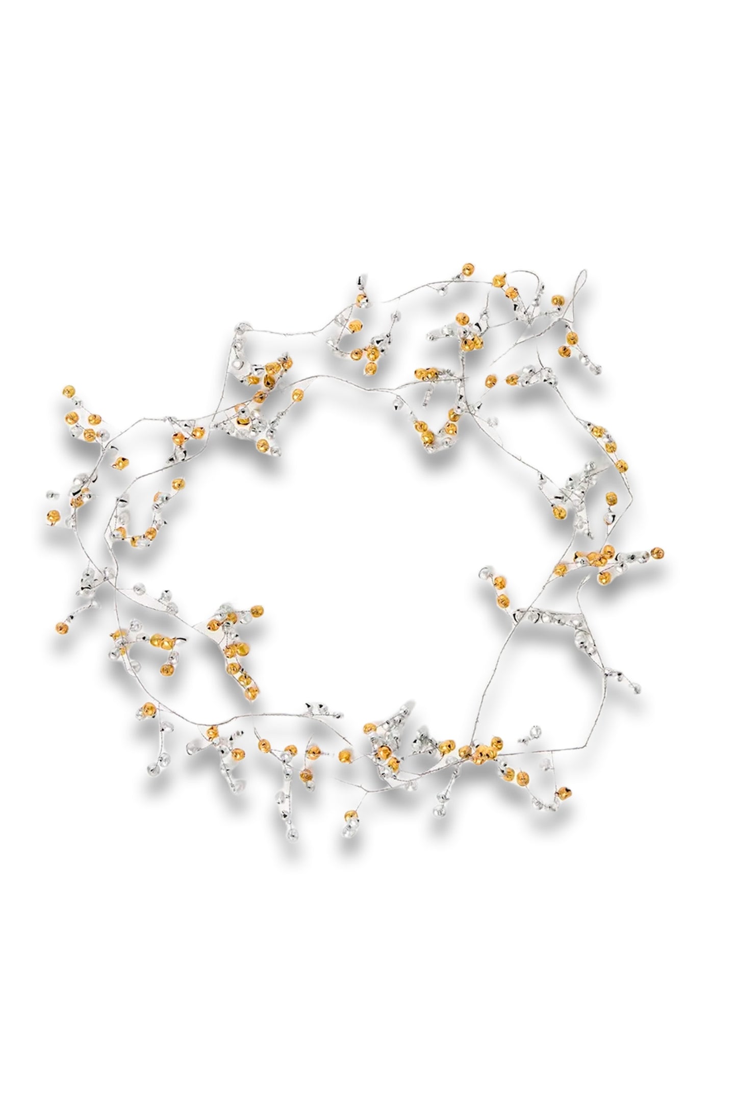Silver & Gold Bell Christmas Garland