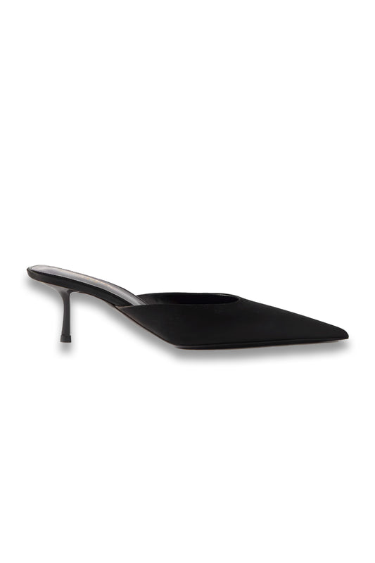 Barbara Satin Mules