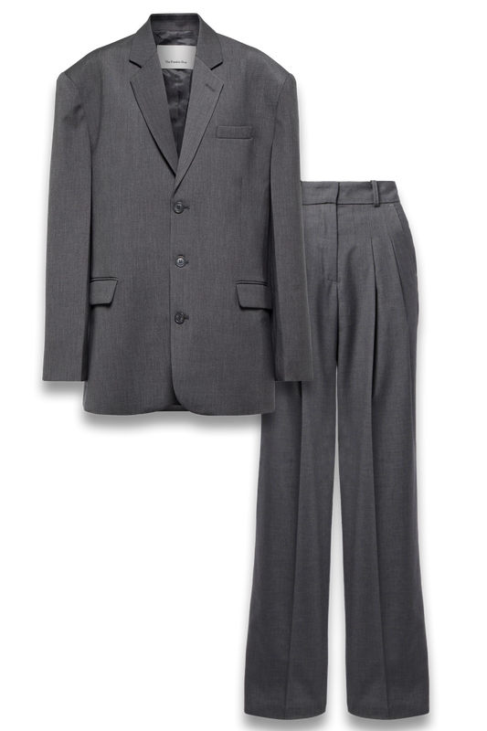 Gelso Oversized Blazer And High-Rise Wide-Leg Pants