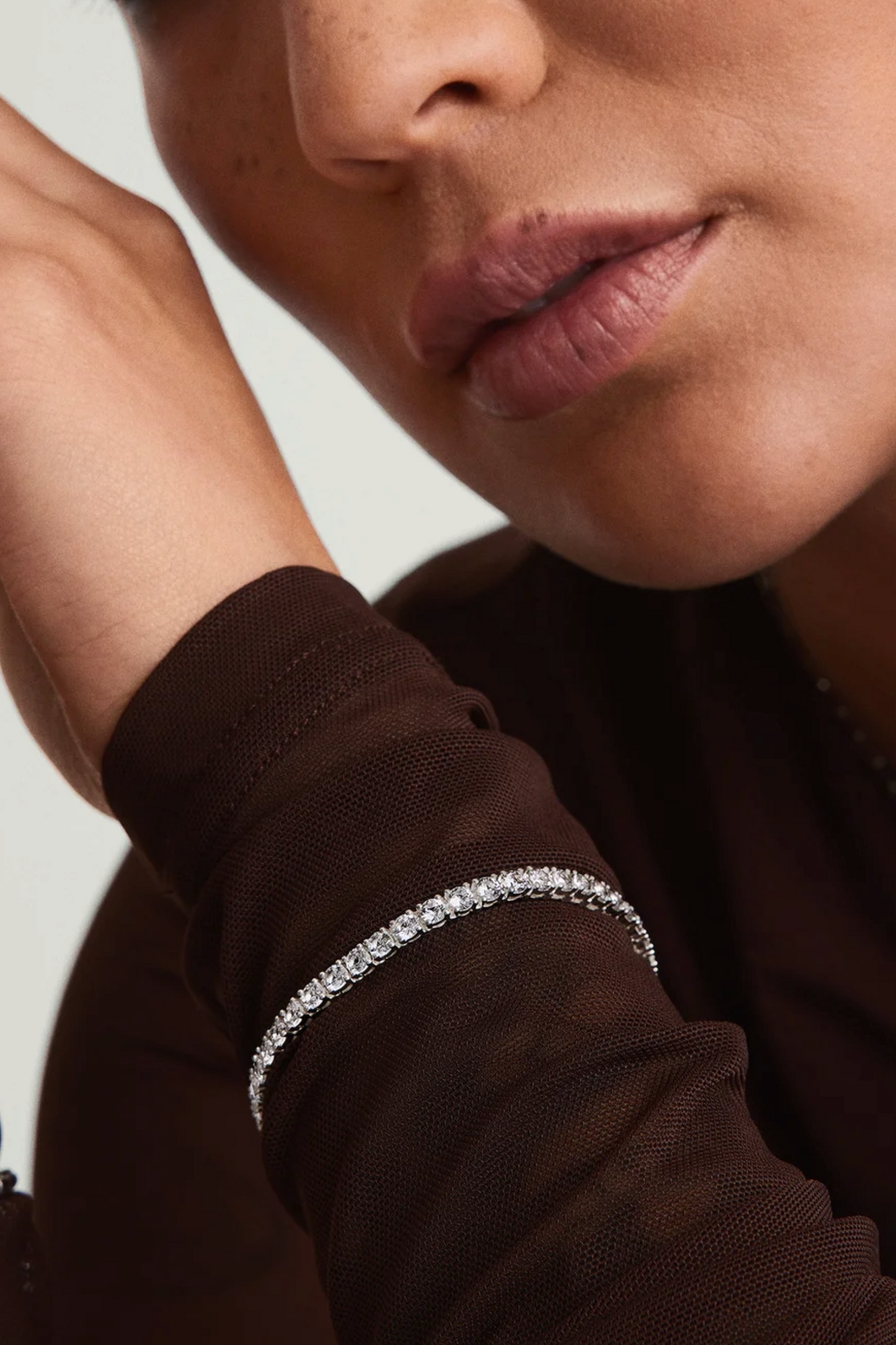 Lab Grown Sapphire Tennis Bracelet
