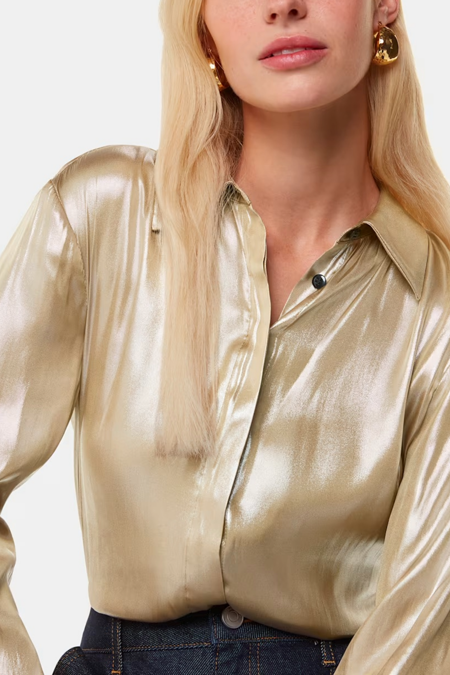 Gold Lucie Metallic Shirt