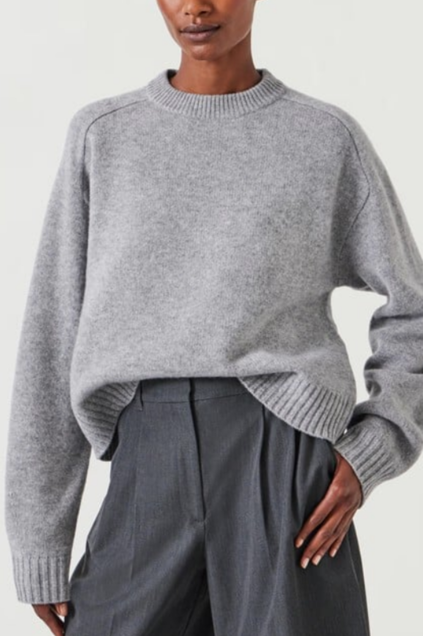 Nina Merino Wool Crew Jumper