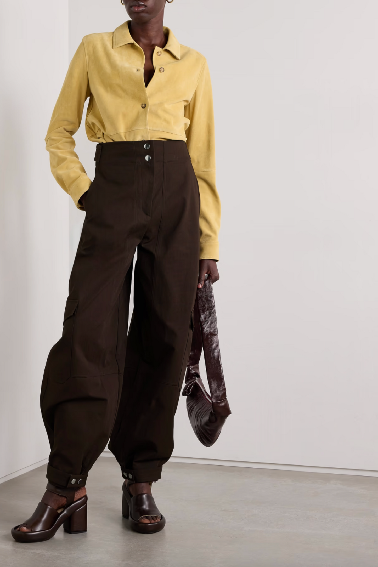 Cotton-canvas Tapered Cargo Pants