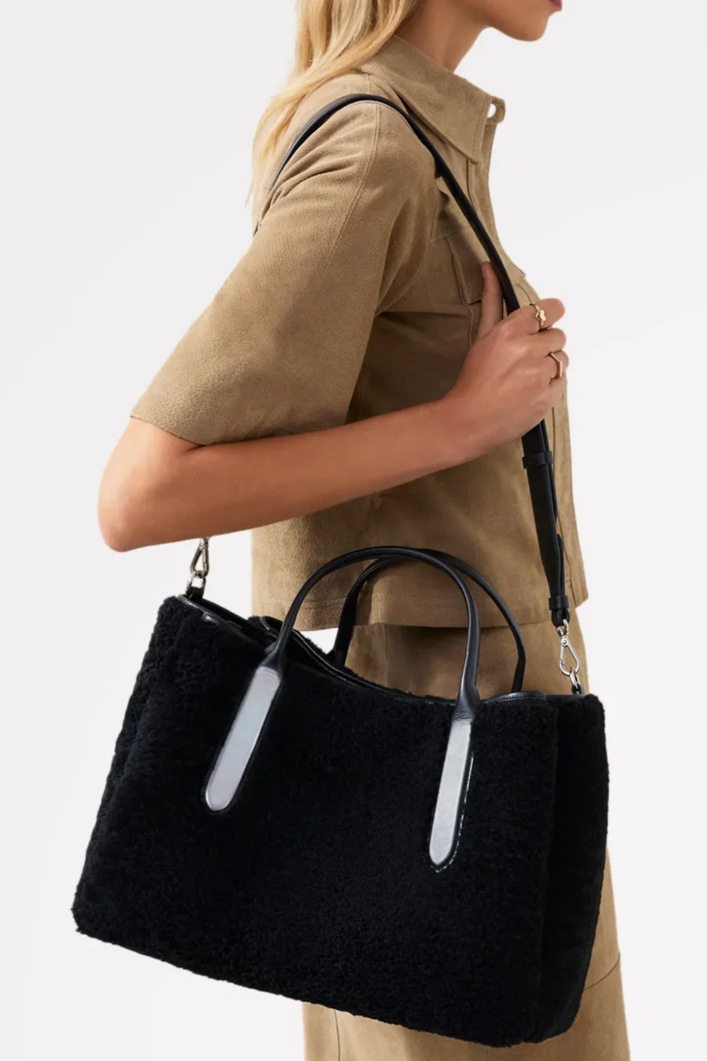 Hillgate Place Shearling Open Top Grab