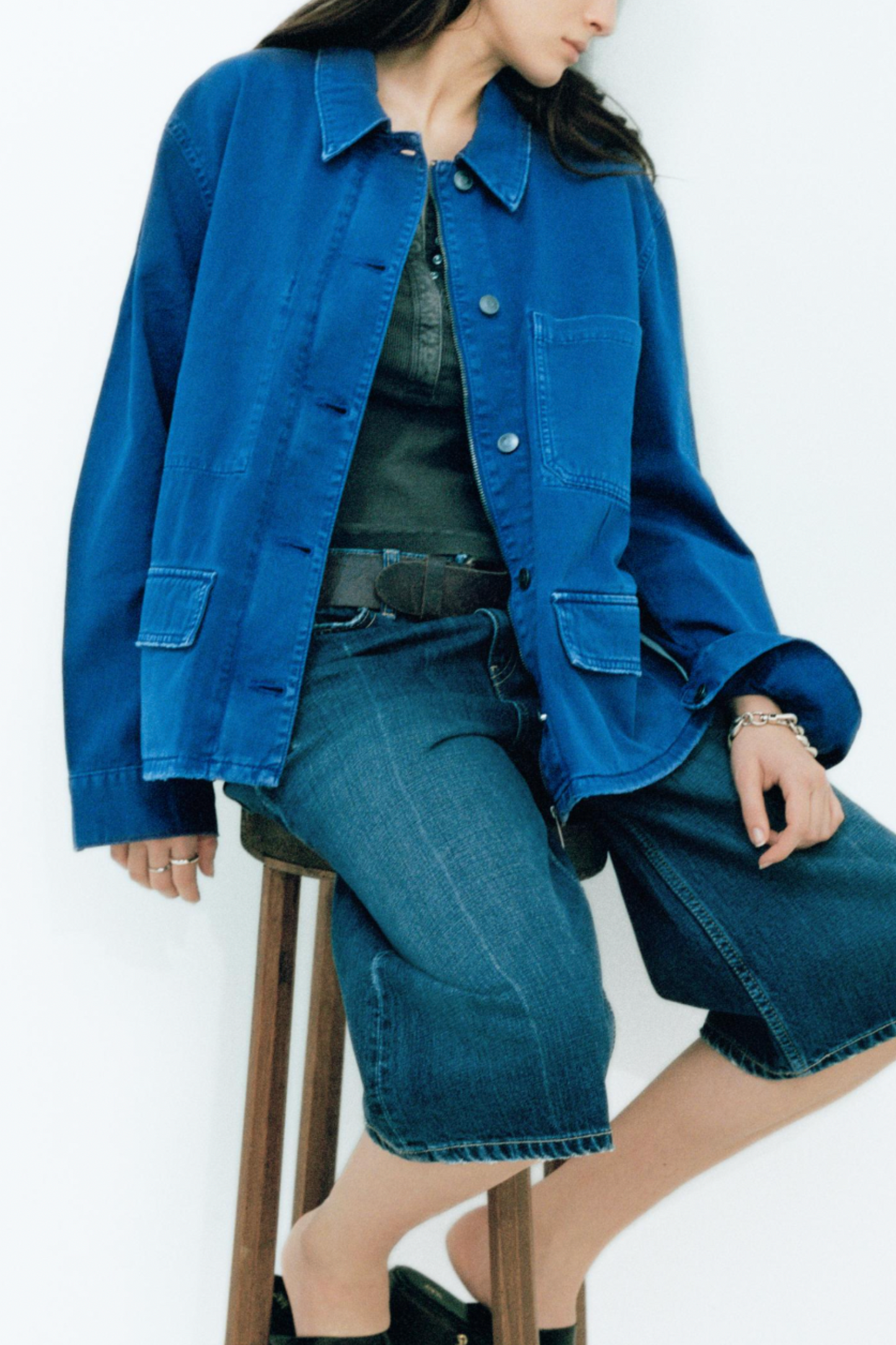 TRF COLOUR DENIM JACKET